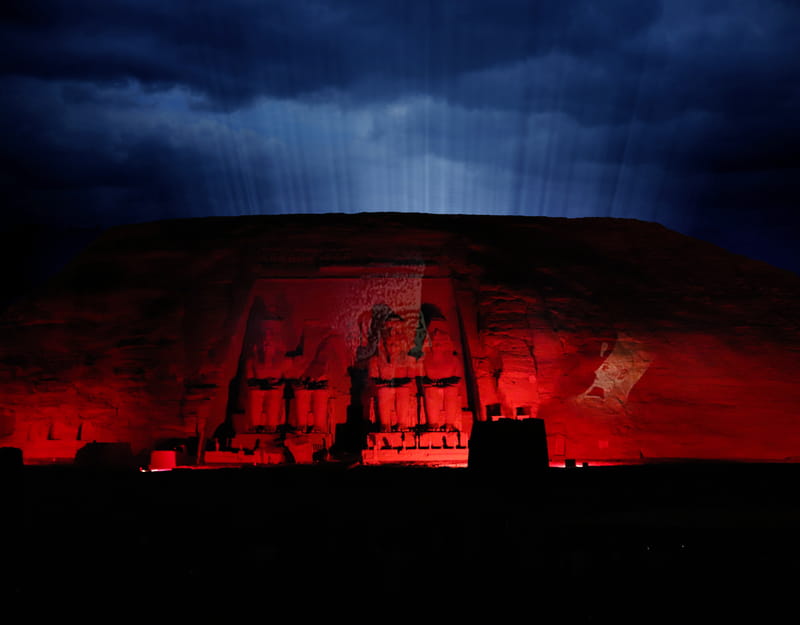 Abu Simbel Großer Tempel Sound und Light Show
