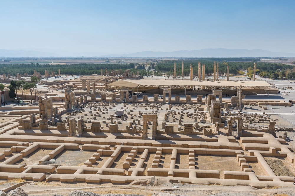Ruinen von Persepolis (Takht-e Jamshid) im Iran, UNESCO-Weltkulturerbe.