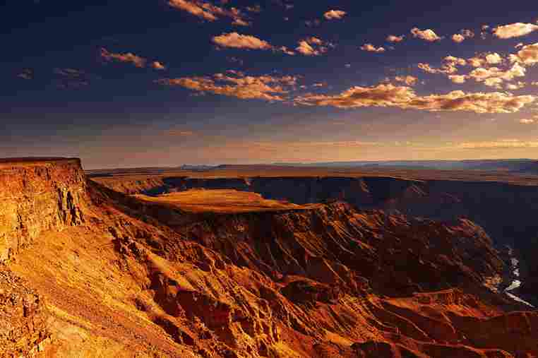 Spektakulärer Blick auf den Fish River Canyon, Namibia