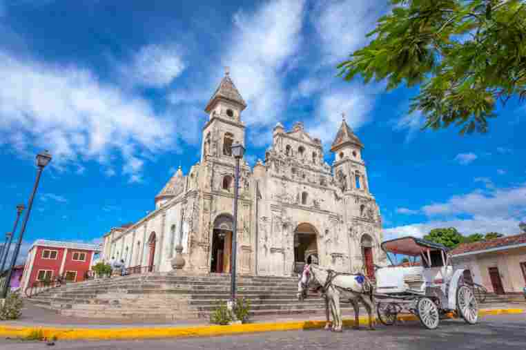 Historische Guadalupe Kirche in der Stadt Granada, Nicaragua