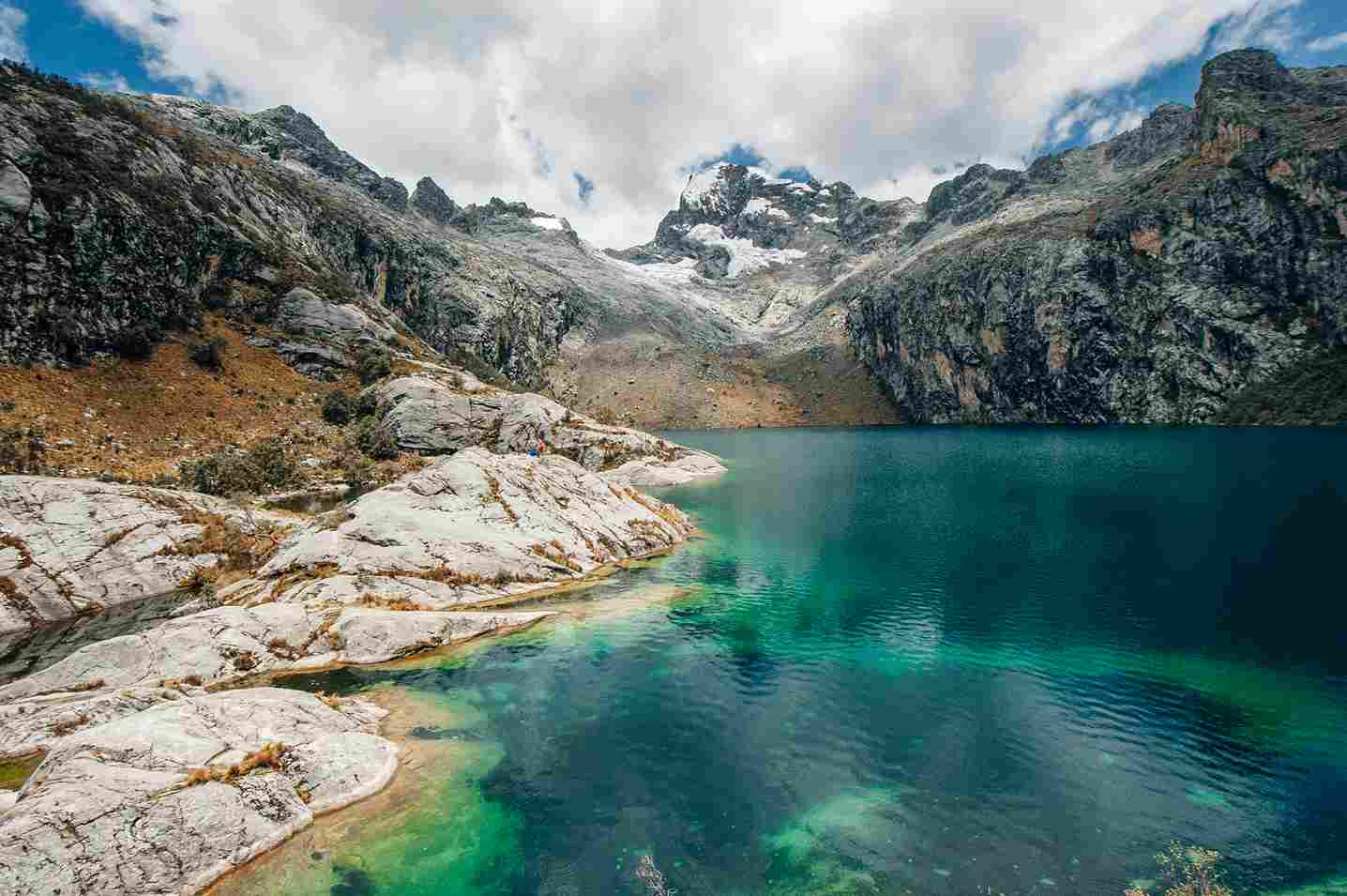 Majestätische Berglandschaft im Huascarán Nationalpark, Peru