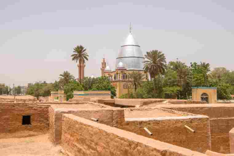 Traditionelle Architektur in der Altstadt von Khartum, Sudan